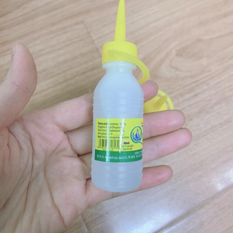 Nước rửa móng tay aceton Quyên chai nhỏ 40ml 125ml