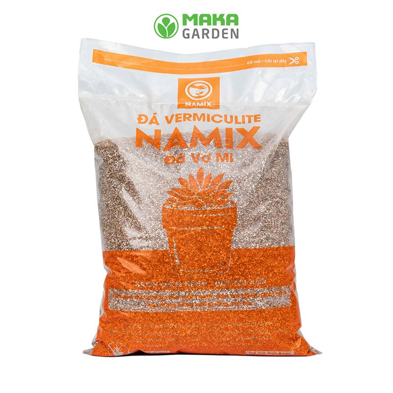Đá Vermiculite - Đá Vơ Mi Namix,Túi 5dm, Ươm Hạt Giống, Trồng Rau Mầm, Đất Hoa Hồng, Sen Đá, Thuỷ Canh