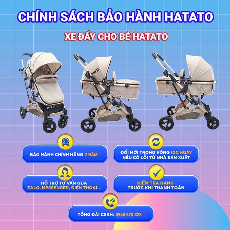 Xe Đẩy Gấp Gọn Hatato H268 – 9 Trong 1 – Mẫu Xe Đẩy Du Lịch