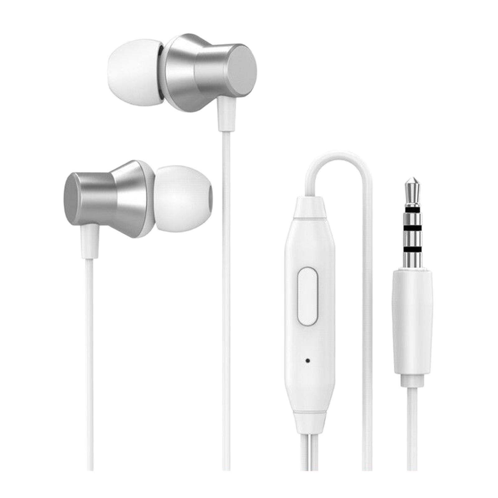 Earphones in-Ear Headphones with Microphone, Headset Stereo Sound Noise Isolating Free,3.5mm Wired Earbuds for iOS and Android Smartphones
