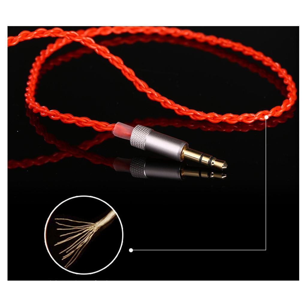 For Shure SE215 SE535 UE900 Earphones Replacement Upgrade Cable Audio Cord Exchange Hifi Headphone Extension Cable