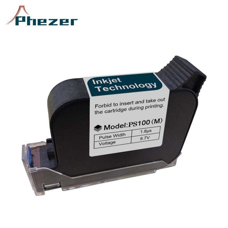 Phezer A Cấp Hộp mực PS100 Hộp mực Nhanh chóng 12,7mm nguyên bản trắng/vàng/đen/đỏ/bule/màu xanh lá cây