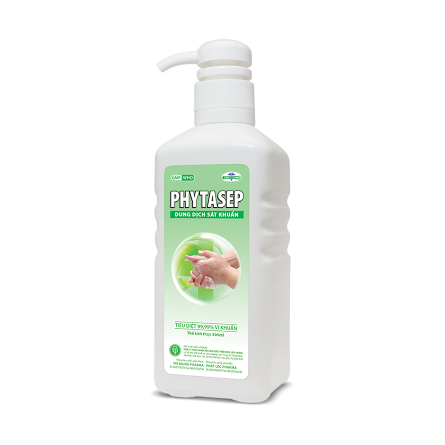 Nước rửa tay sát khuẩn Phytasep 500ml