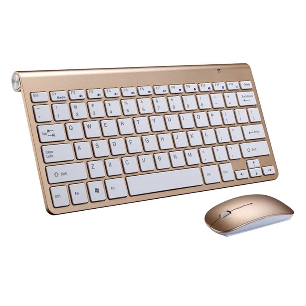 Mini Wireless Keyboard Mouse Set Waterproof 2.4G for PC Laptop