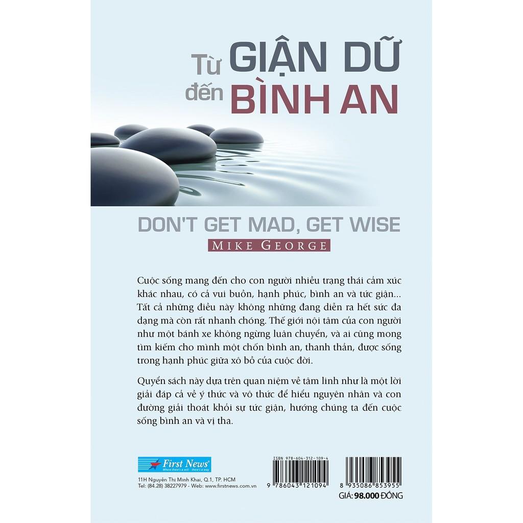 Sách - Combo Tâm Từ + Từ Giận Dữ Đến Bình An - First News