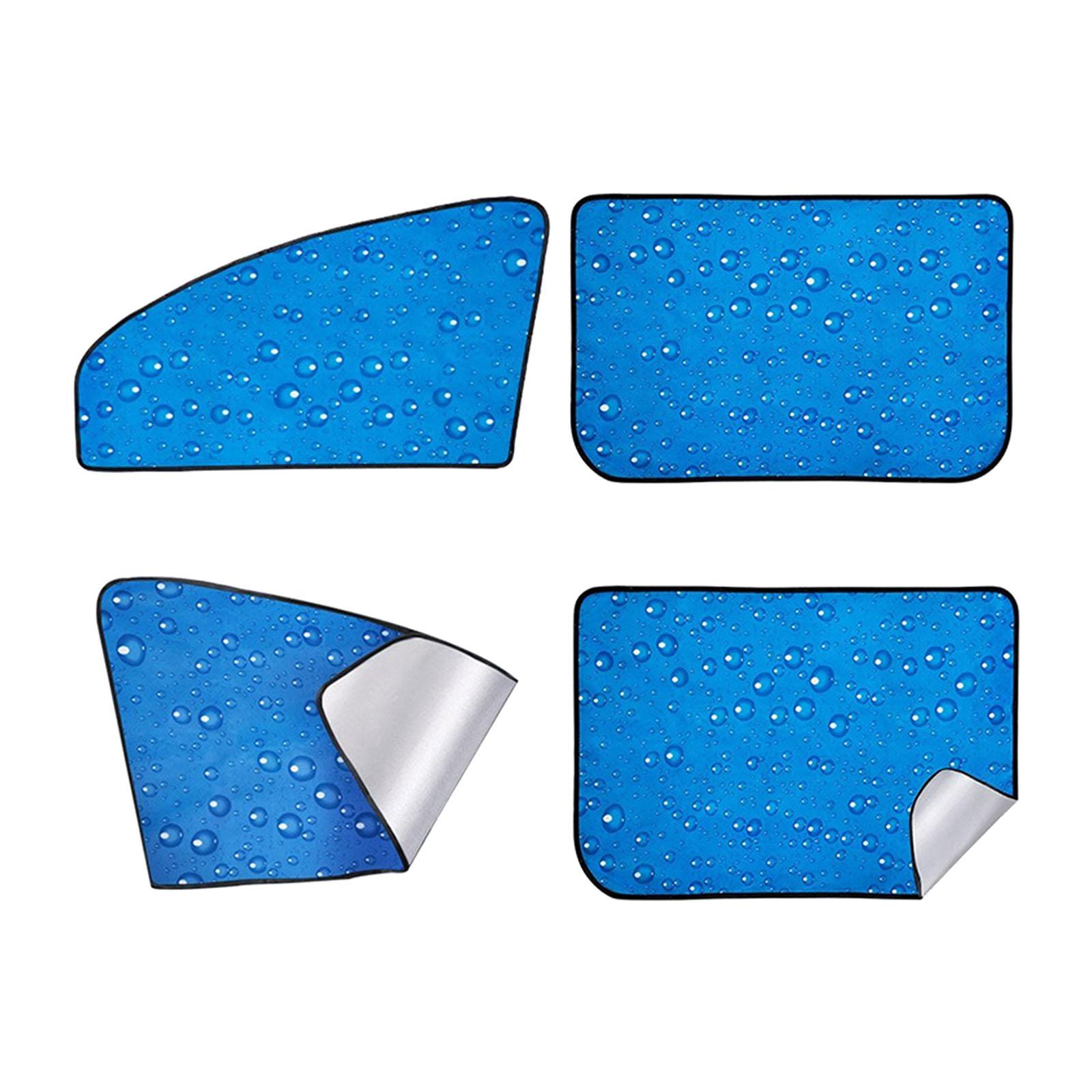 4 Pieces  Car  Rear Front Side Window Sunshade Kit