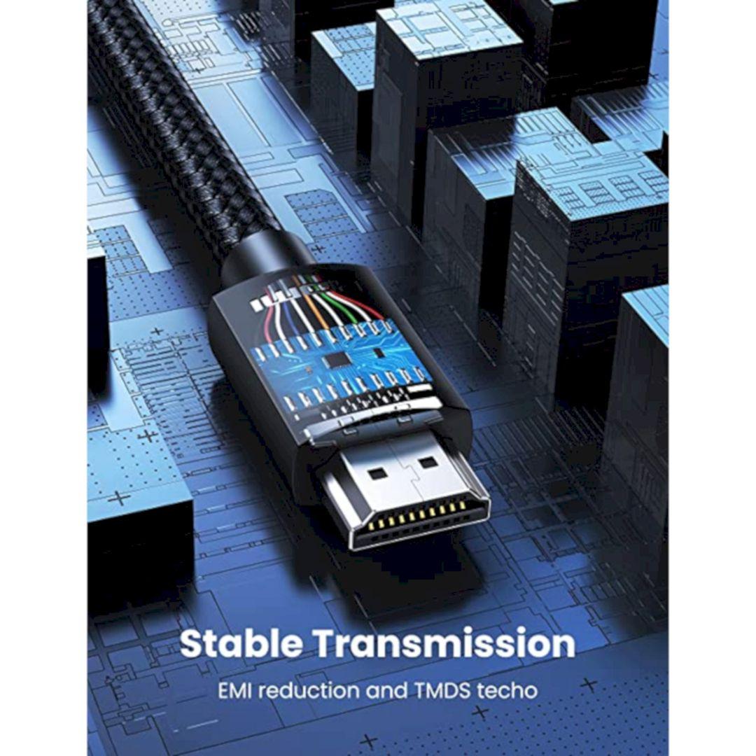 Ugreen UG40105HD119TK 15M 4K 60Hz màu đen Cáp hdmi - HÀNG CHÍNH HÃNG