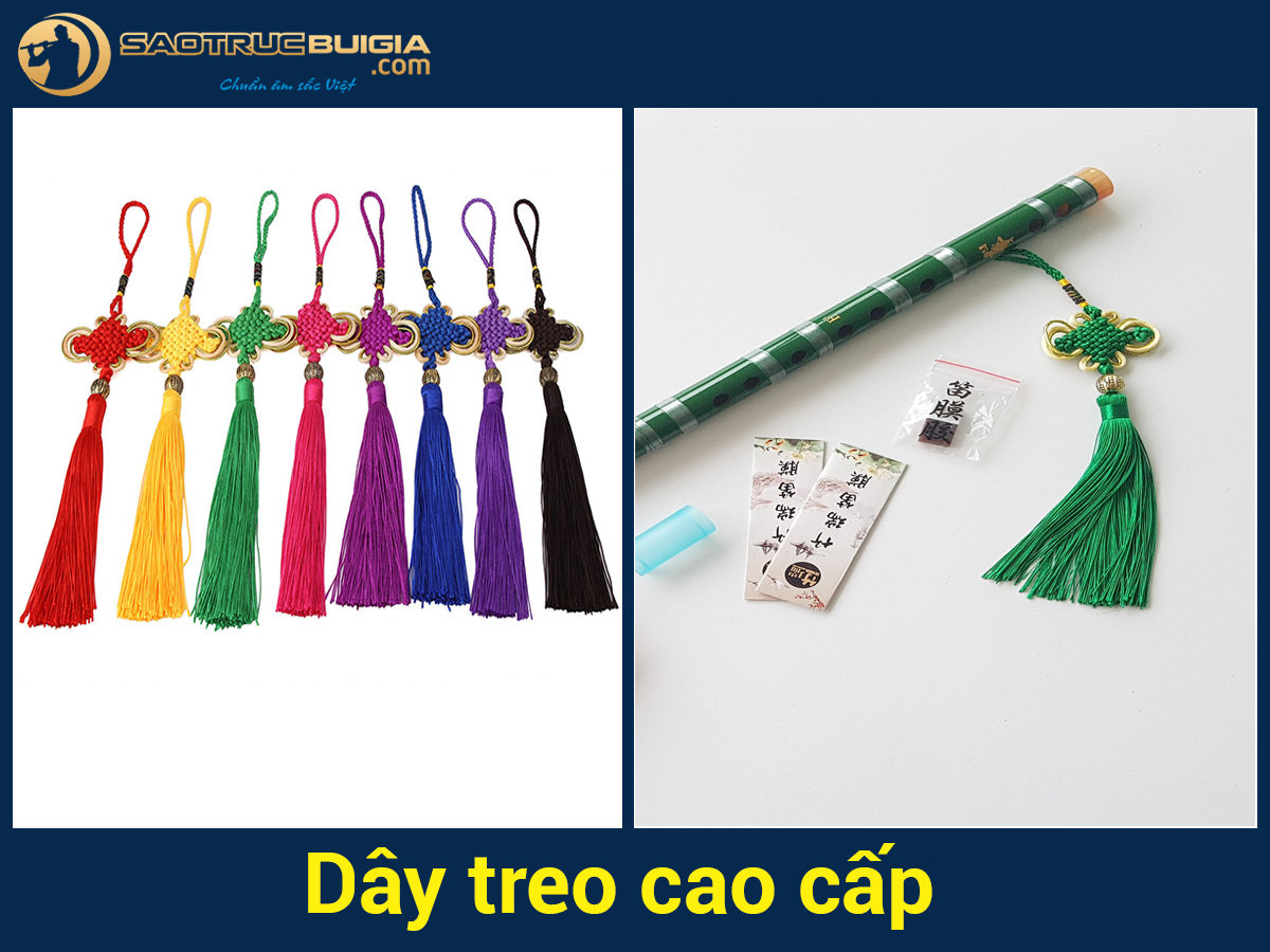 Dây Treo Cao Cấp Dành Cho Sáo Trúc - Dây Kết Đồng Tâm Nhiều Màu - Sáo Trúc Bùi Gia