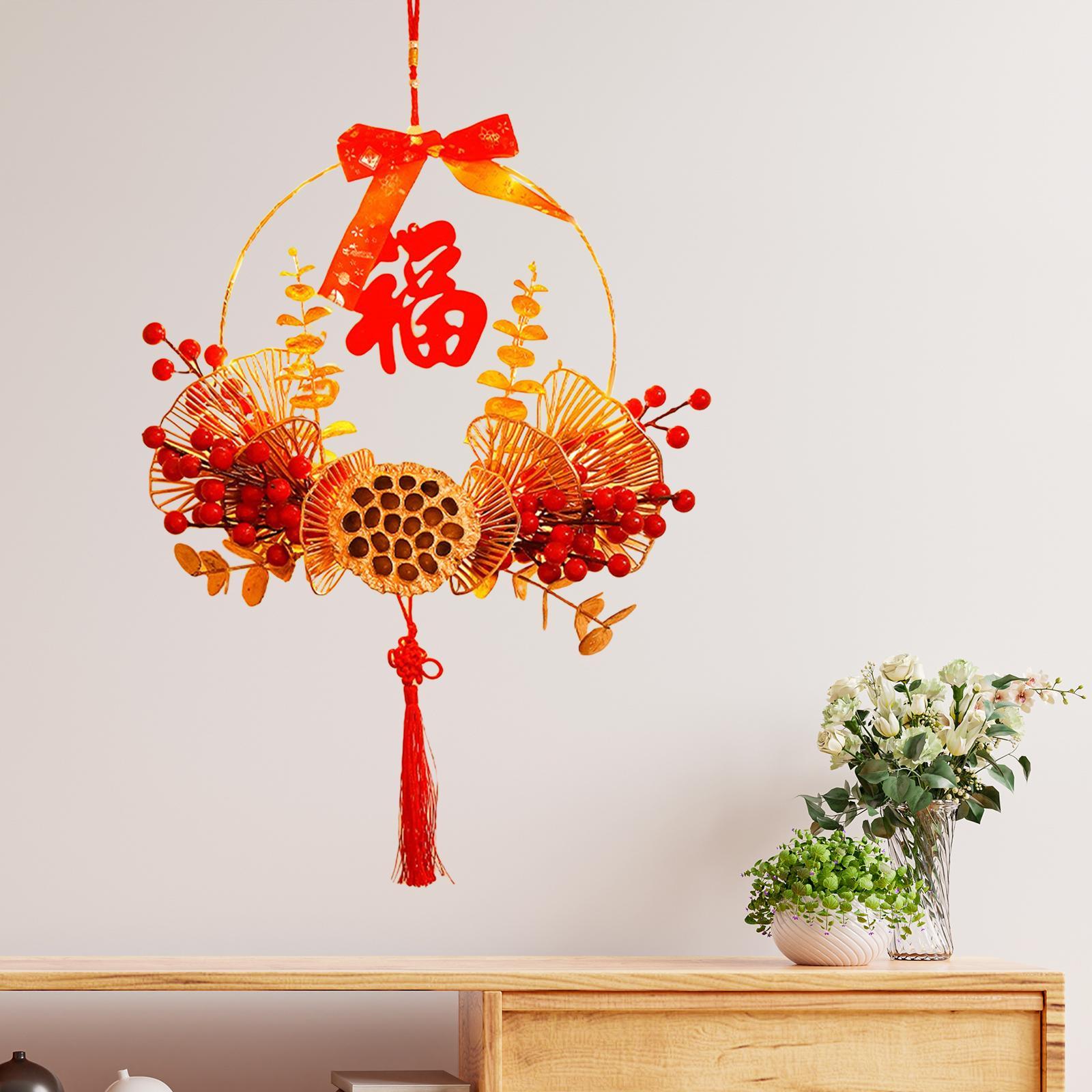 Chinese New Year Garland Home Decoration Scene Layout Door Hanging