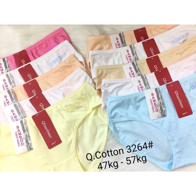 Combo 10 Cái Quần Lót Nữ Cotton Thun Thái, Siêu Mền Mịn, Co Giãn