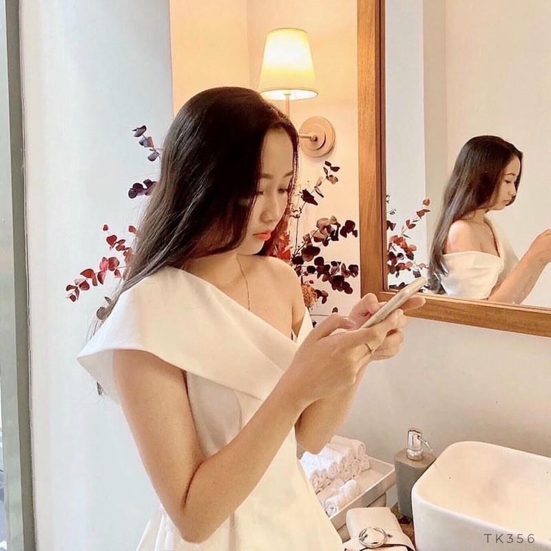 Áo Kiểu Lệch Vai TK356