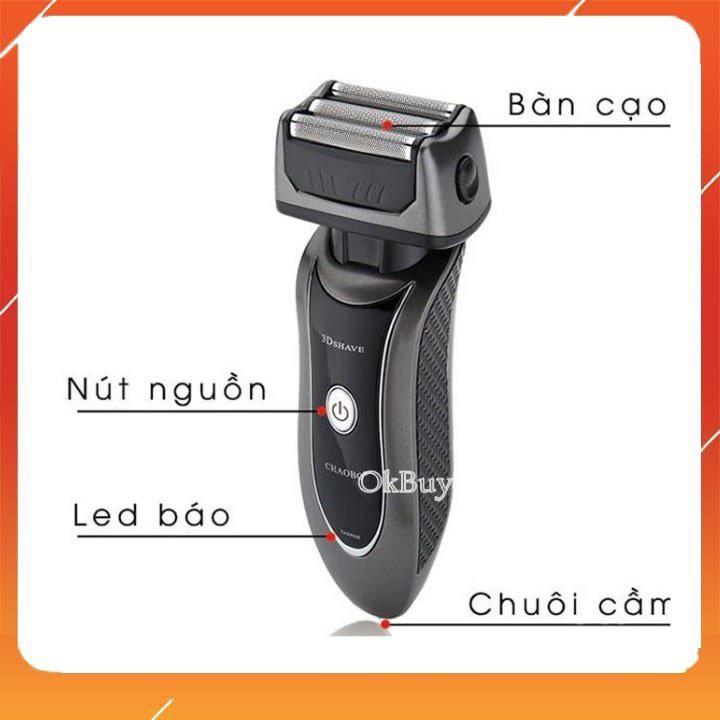 Máy cạo râu Chaobo 9200 sạc pin tiện lợi