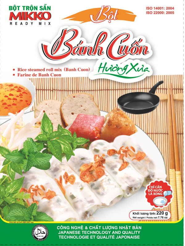 Bột bánh cuốn 220gr - MIKKO HƯƠNG XƯA