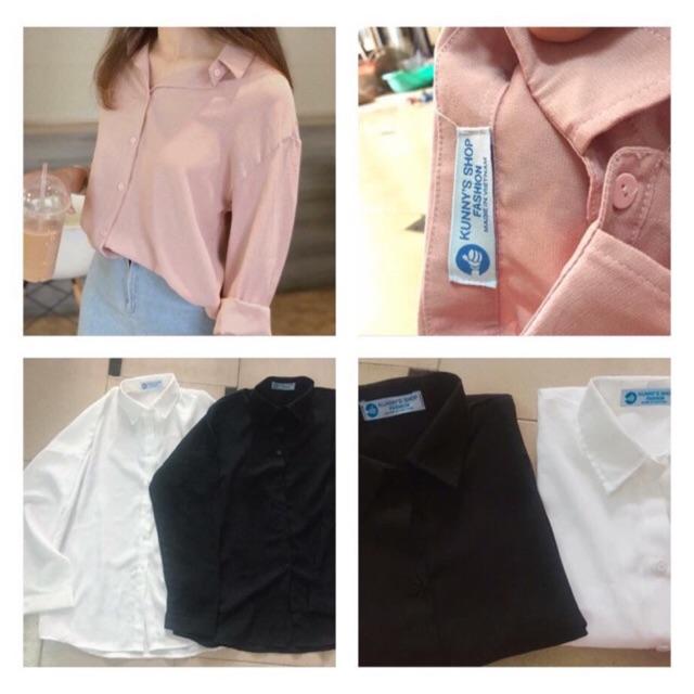 Áo sơ mi Oversize lụa tơ ấn