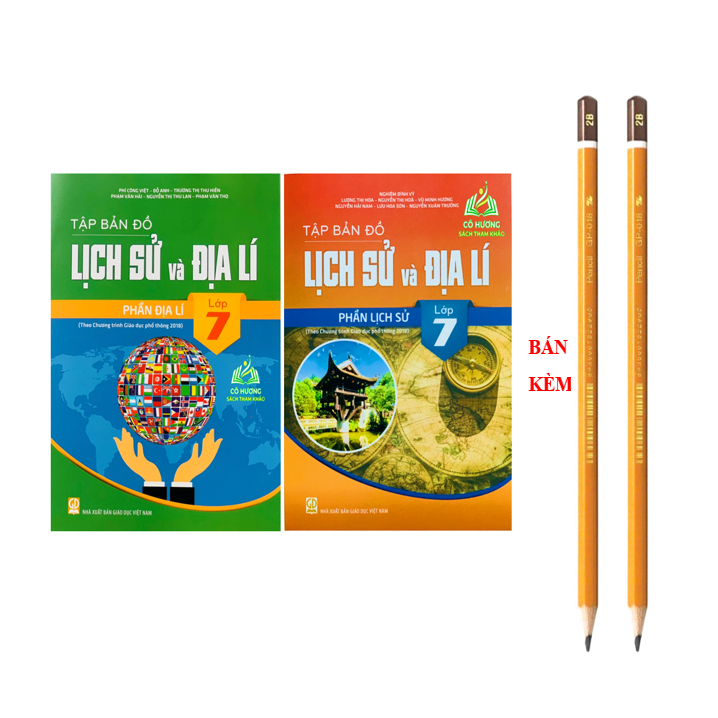 Sách - Combo Tập bản đồ Lịch sử và Địa lí lớp 7 - Phần Địa lí + Lịch Sử lớp 7- ĐN