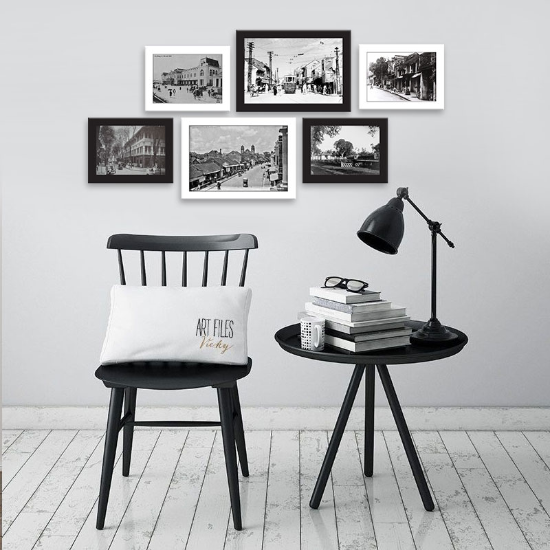 Bộ 6 khung ảnh tiện ích "Những góc phố xưa" - WK162