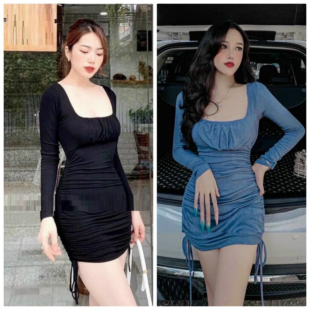 ĐẦM THUN ÔM NHÚN EO XINH XINH - BY7050