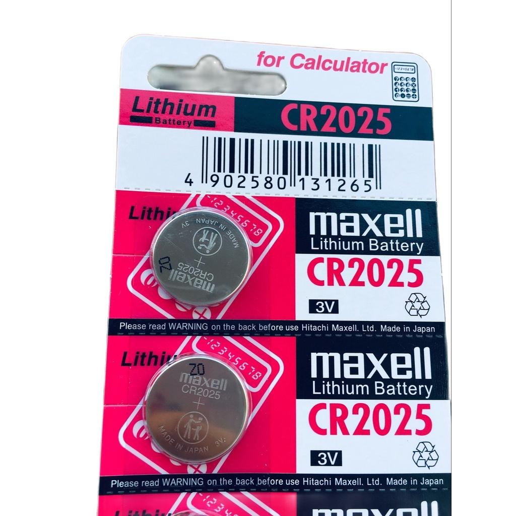 Pin CMOS CR2025 Maxell Nhật Bản Lithium 3V