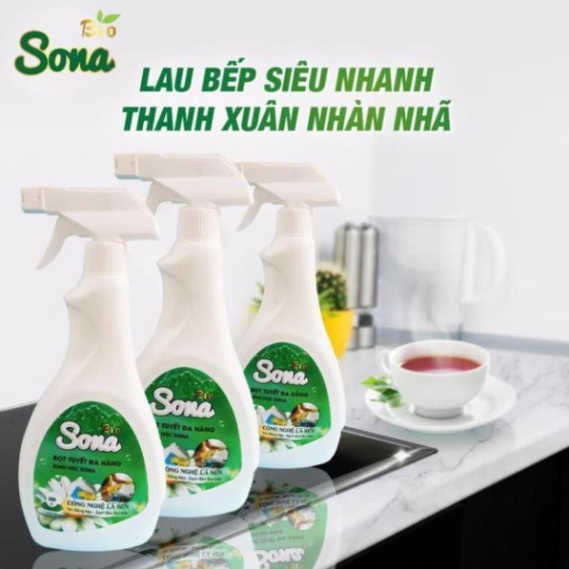 Xịt Đa Năng SIFA Tẩy Rửa Vết Bẩn Nhà Bếp, Lau Kính Sạch Bong, Vệ Sinh Bề Mặt, Ngừa Vi Khuẩn 500ml