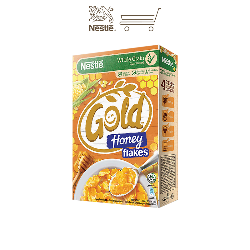 [Tặng 1 bình Lock &amp; Lock] Ngũ cốc ăn sáng Gold Honey (Hộp 370g)