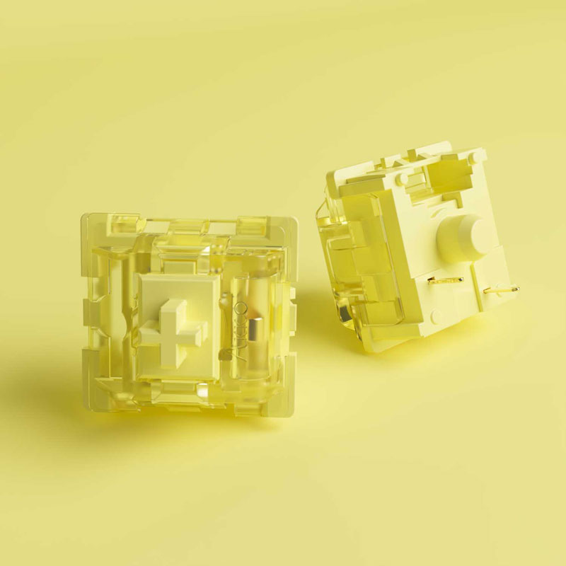 [Mới, hàng chính hãng] AKKO Switch V3 – Cream Blue/Yellow (45 switch)