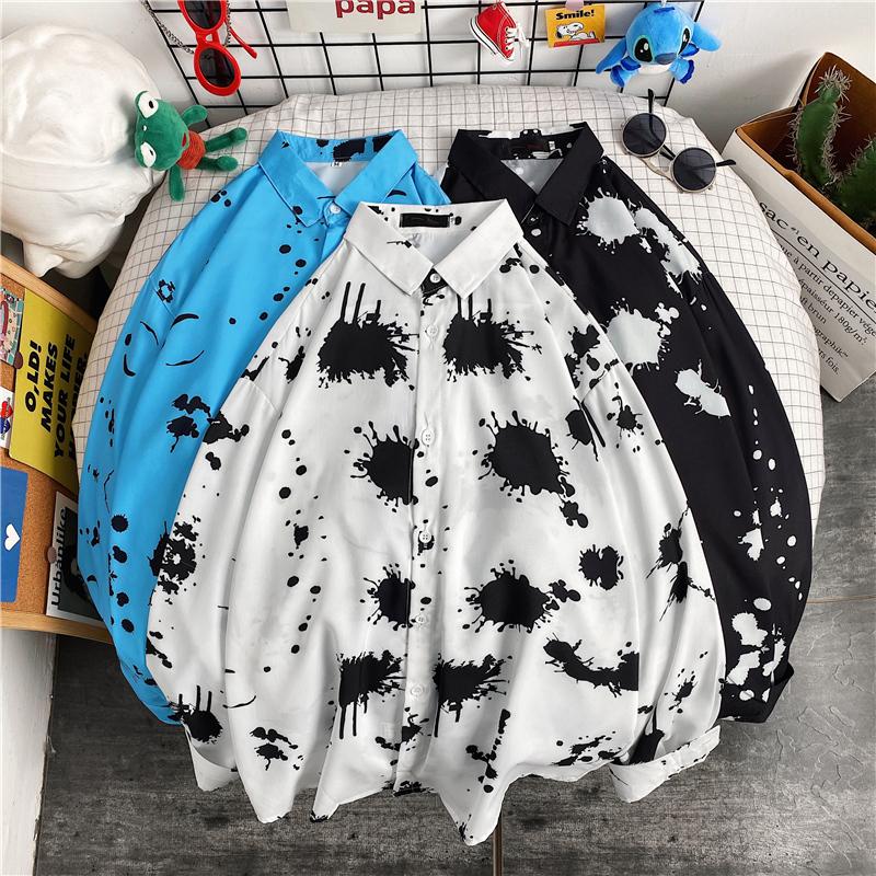 Áo Khoác Nam Tay Dài In Hình Thời Trang Hàn Quốc Cỡ M-3Xl