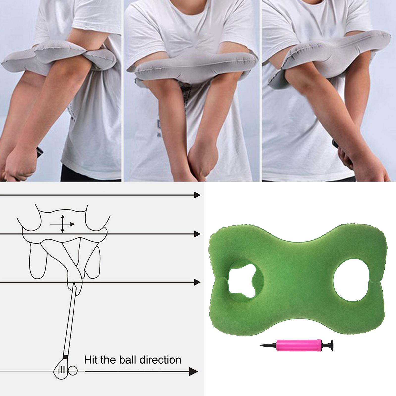 2x Golf Swing  Inflation Arm Band Motion Posture Correction Belt Swing Correcting  Tool