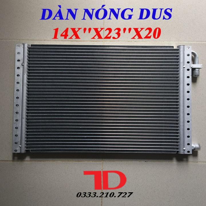 Dàn Nóng DUS 14x23 inch 36x59 cm dày 20mm, Dàn Nóng Điều Hòa Ô Tô