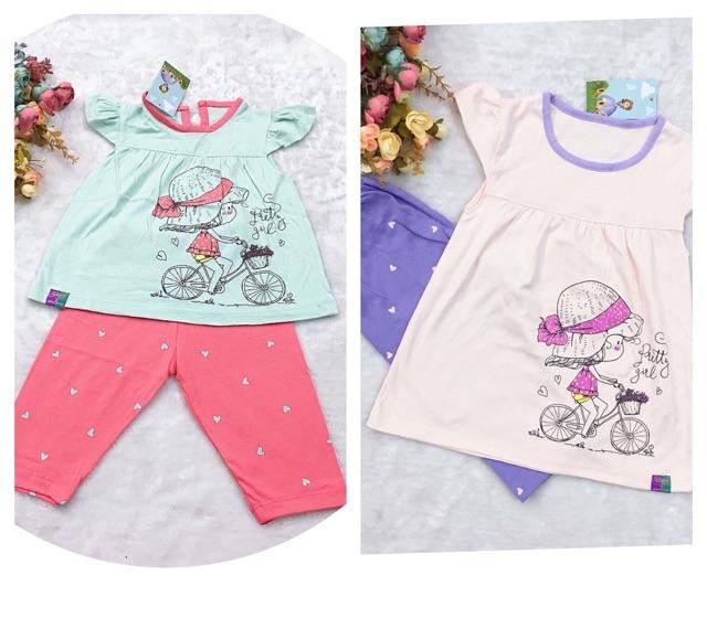 Bộ đồ mặc nhà siêu xinh cho bé gái Bo047