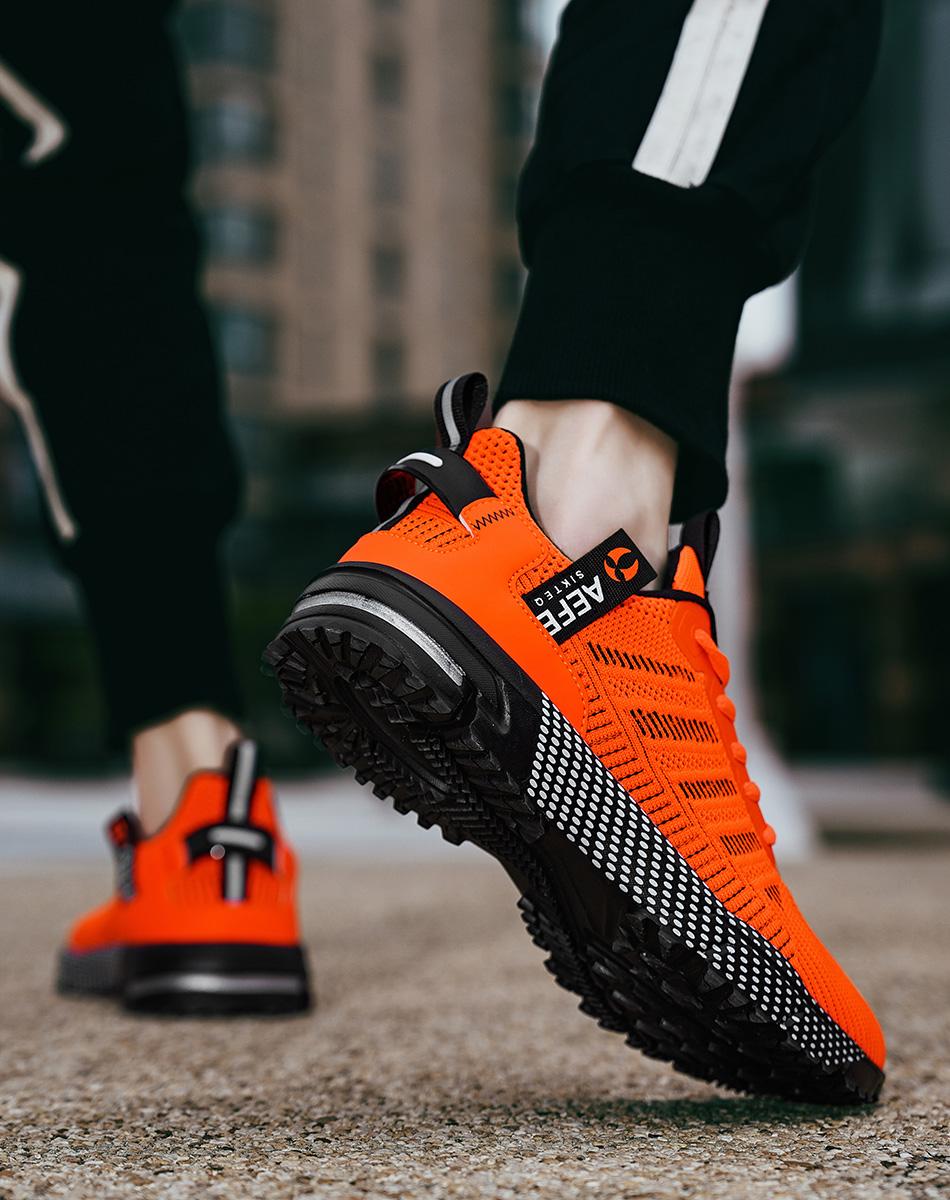 Giày chạy bộ nam, giày thể thao ngoài trời Color: orange 7759 Shoe Size: '47