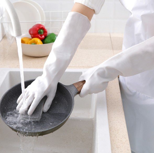 Găng tay cao su rửa chén làm bếp siêu dai HT515