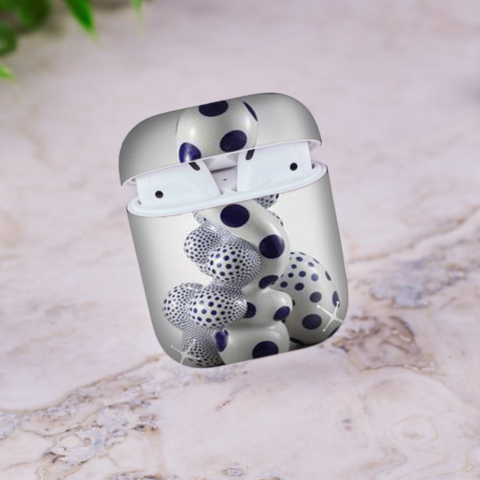 Miếng dán skin chống bẩn cho tai nghe AirPods in hình Họa tiết - HTx045 (bản không dây 1 và 2