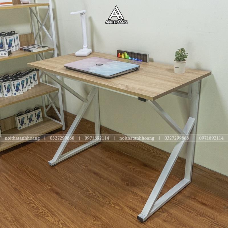 Bàn Gaming chữ K sắt to, đủ màu gỗ MDF phủ melamine chống ẩm chống trầy xước mới khung lắp ráp dễ dàng