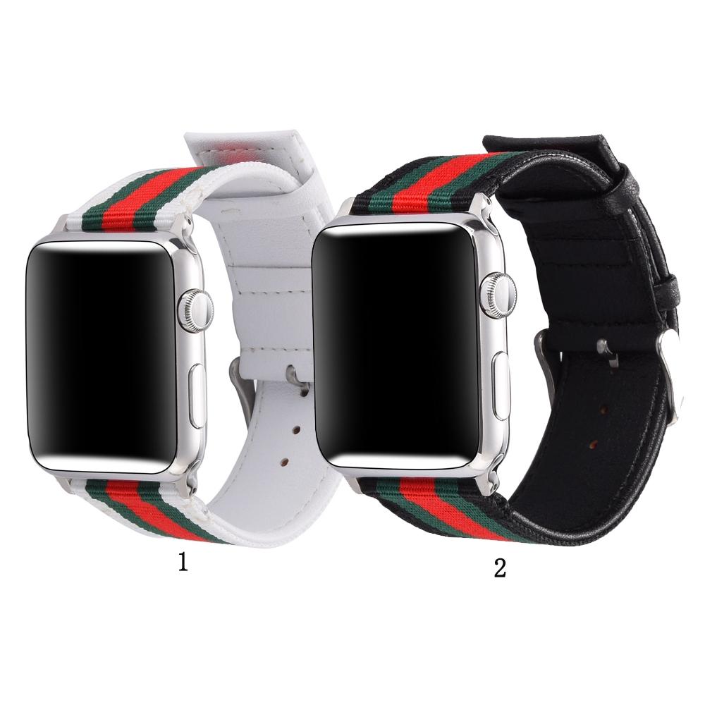 Dây đeo bằng sợi nylon dành cho đồng hồ thông minh Apple Watch Series 1 2 3 4 5 6 SE 7 38mm 40mm 42mm 44mm 41mm 45mm