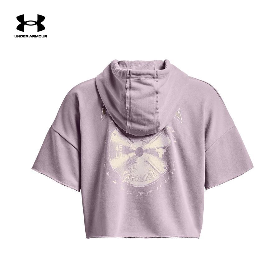 Áo thun tay ngắn thể thao nữ Under Armour Pjt Rck Terry - 1376296-554