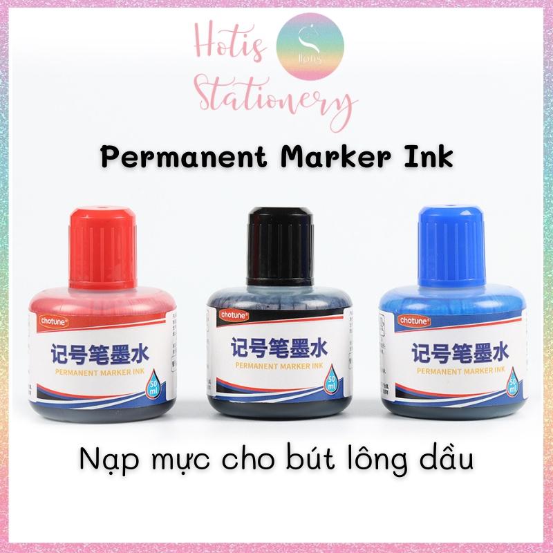 Mực bút lông dầu Chotune Permanent Marker Ink - Lọ 50ml