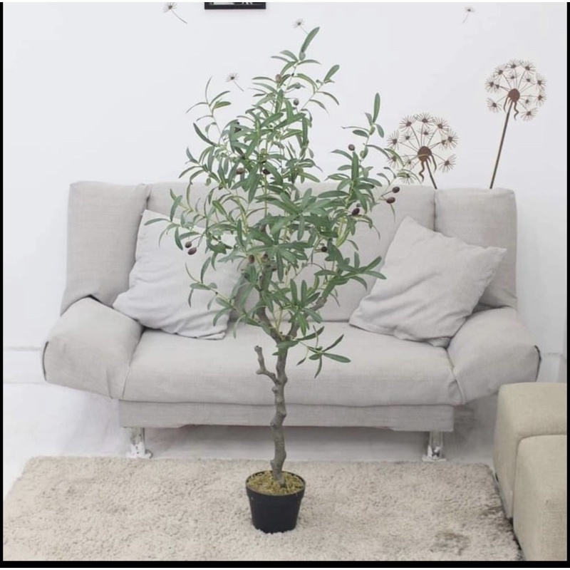 Cây oliu giả - Size 130cm đến 160cm - Oliu giả lõi thép trang trí - Cây giả, hoa lụa Decor trang trí nhà cửa