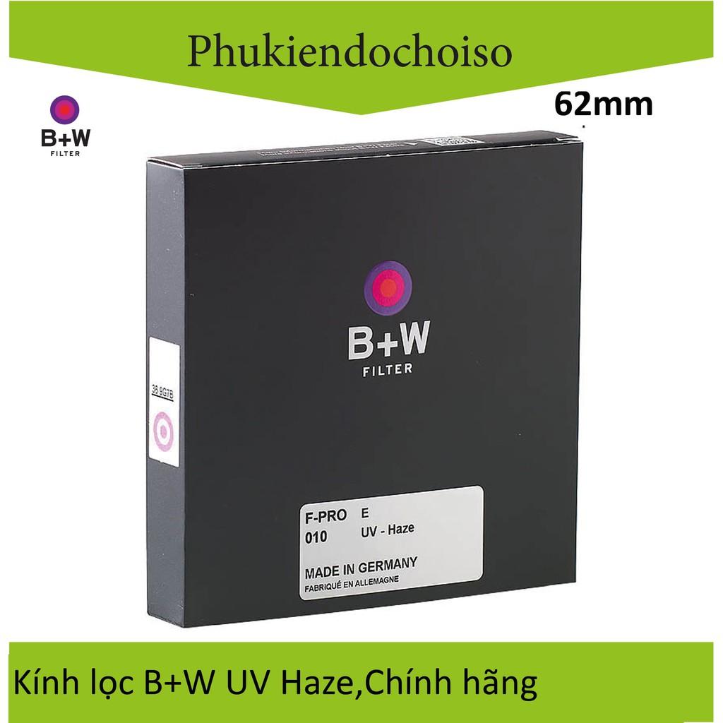 Kính lọc Filter B+W F-Pro 010 UV-Haze E 62mm - Hàng Chính Hãng