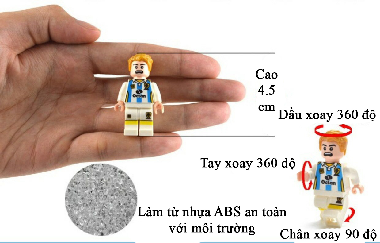 Bộ 50 nhân vật lắp ráp mini figure ngẫu nhiên khác nhau bằng nhựa ABS đầy đủ các chủ đề