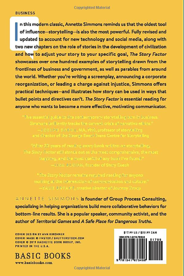 The Story Factor: Inspiration, Influence, And Persuasion Through The Art Of Storytelling