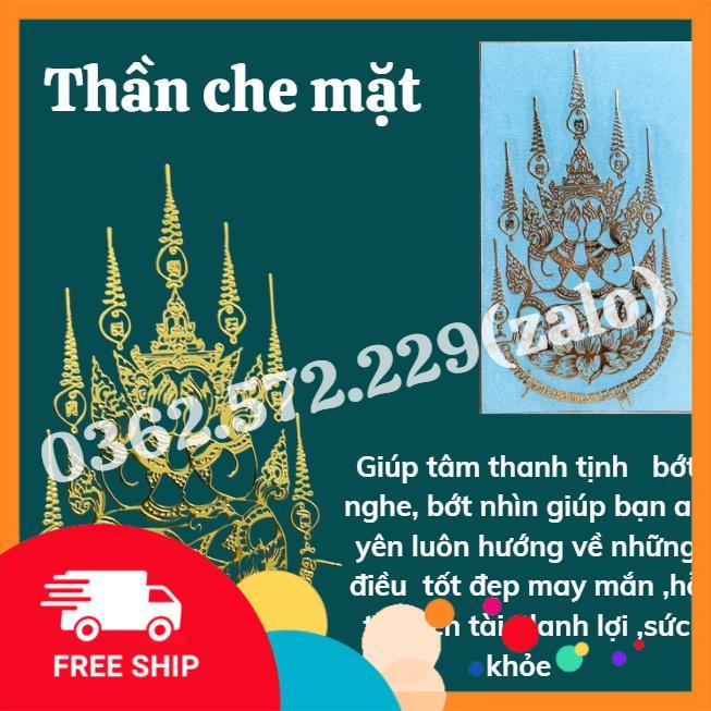 Miếng Dán Điện Thoại Thái Lan Trợ Tài Lộc, Tình Duyên, Bình An Phù hợp để dán điện thoại