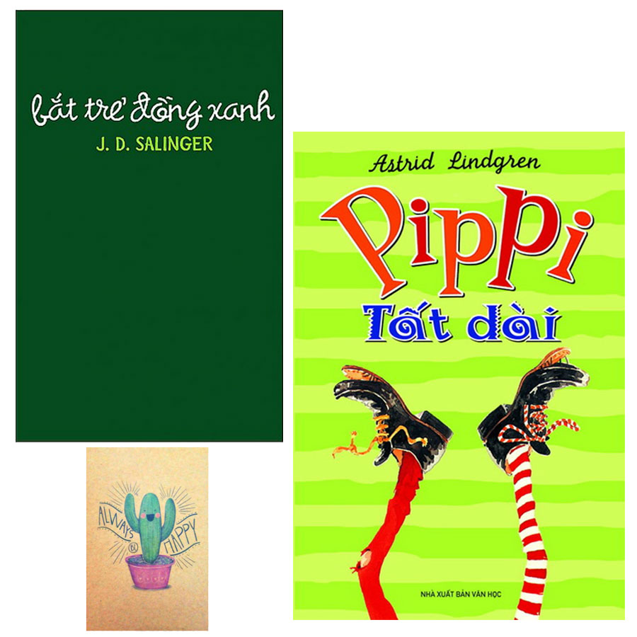 Combo Bắt Trẻ Đồng Xanh và Pippi Tất Dài (Tặng Kèm Sổ Tay)