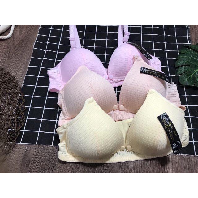 Áo lót bầu sau sinh cho con bú hàng Thái chuẩn, mở cúc - S17
