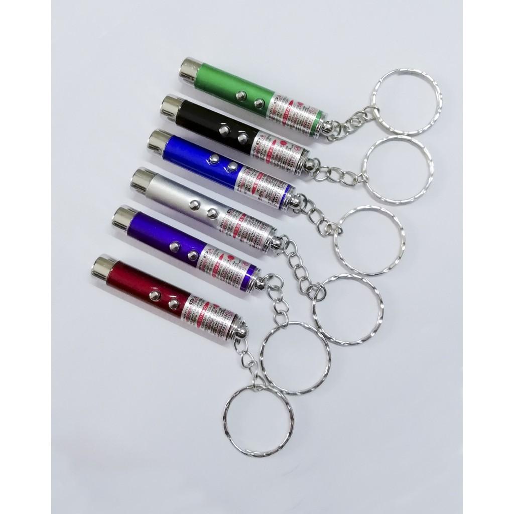 Móc khóa đèn pin laze