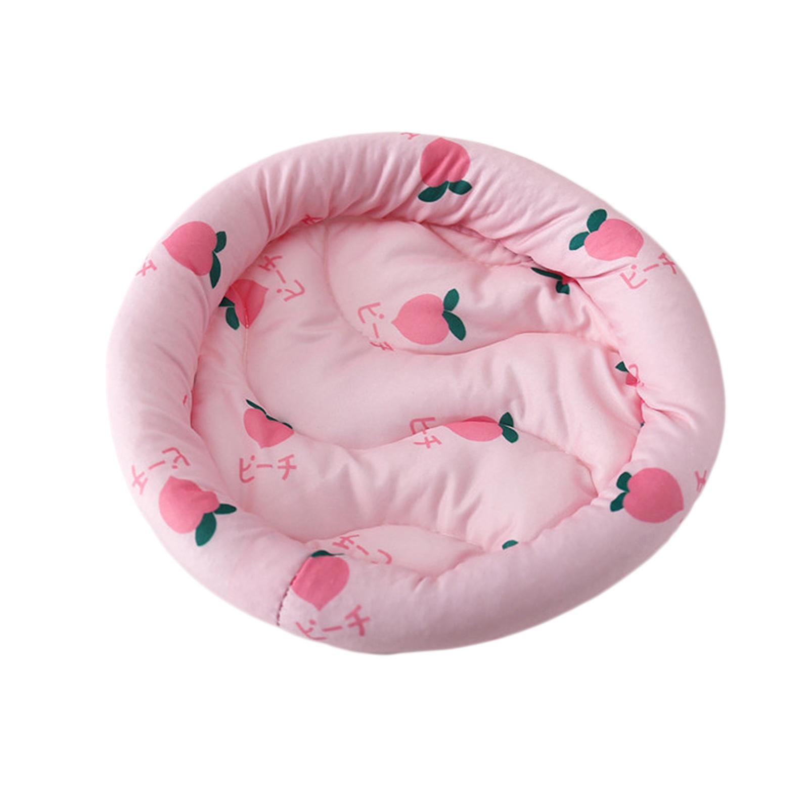 Small Animal Sleeping Bed Round Soft Guinea Pig Mat for Hedgehog Ferret Cats