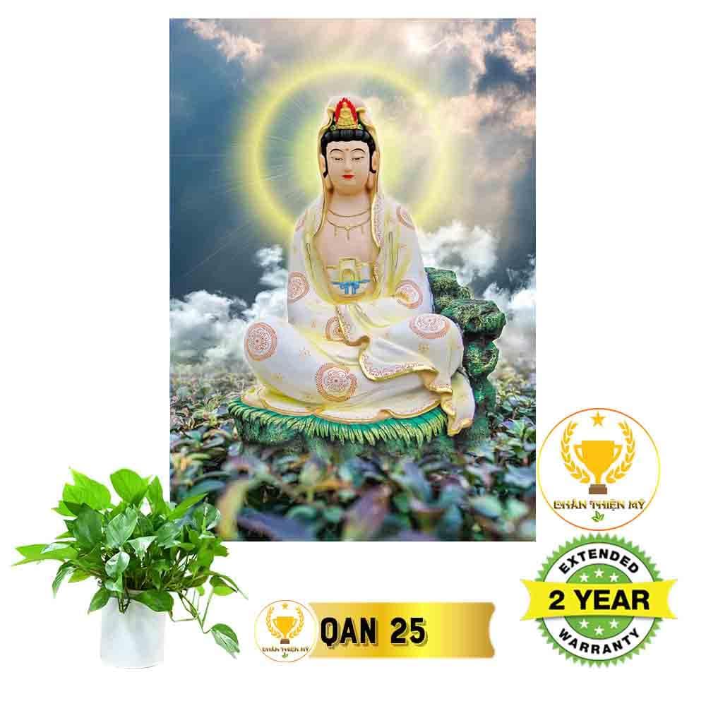 Tranh Quan Thế Âm Bồ Tát có khung_QAK3