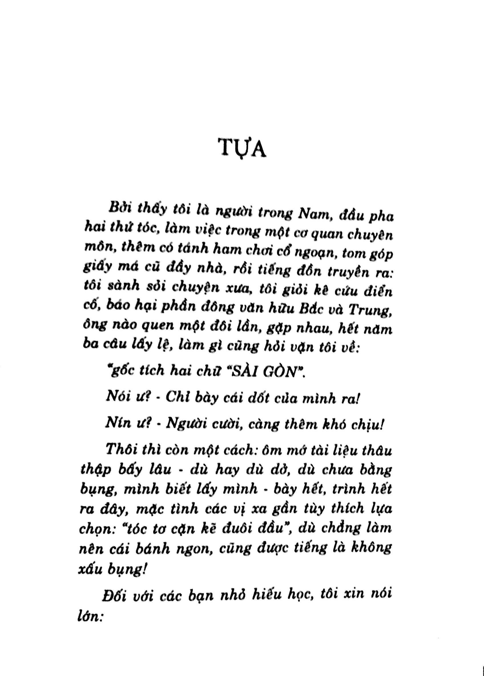Sài Gòn Năm Xưa (Tái Bản)