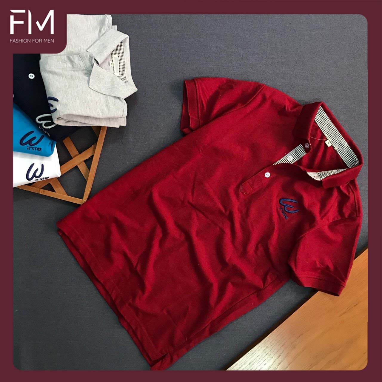 Áo Polo nam cổ bẻ ngắn tay, chất liệu vải cá sấu cotton cao cấp, trẻ trung, năng động – FORMEN SHOP – FMPS041 - XÁM - L