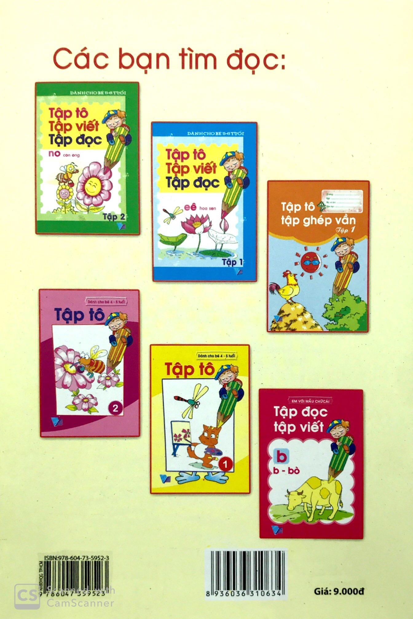 Tập Tô: Dành Cho Bé 4 - 5 Tuổi