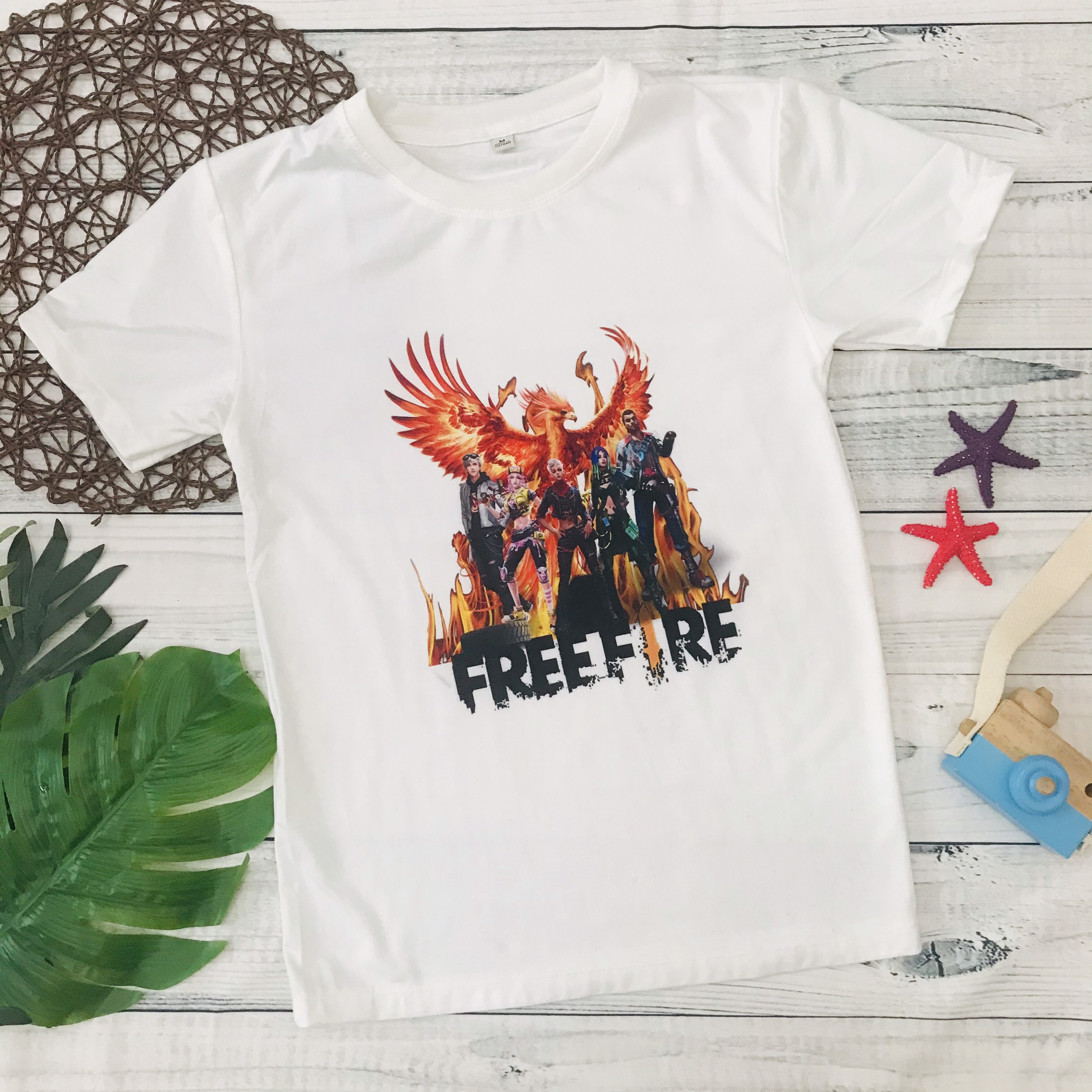Áo thun Free Fire - Free Fire Sống Dai Thành Huyền Thoại